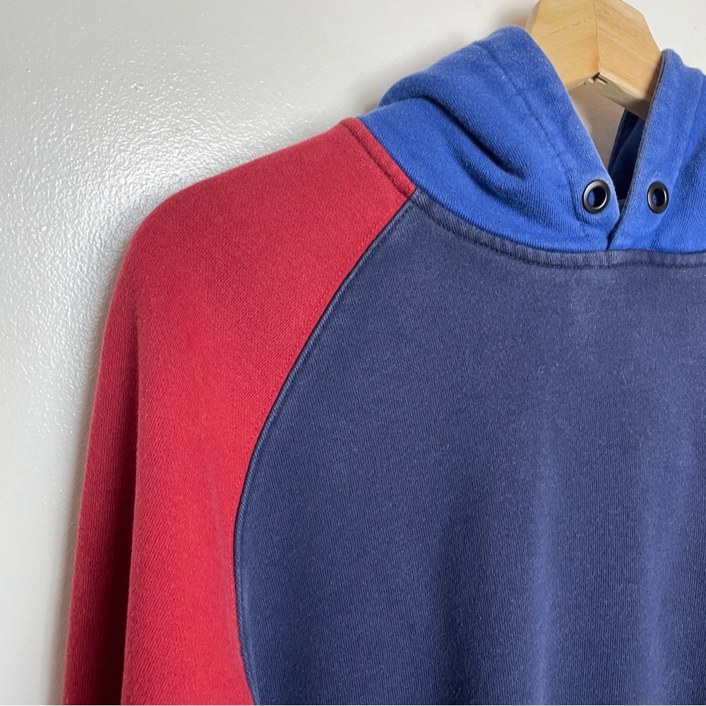 TEDDY FRESH Colorblock Hoodie Navy Green Red Size Men's Small - Picture 3 of 14